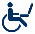 Icon per il·lustrar articles relacionats amb accessibilitat