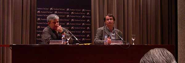 Benjam� V. i Vicent P. a la fundaci� La Caixa