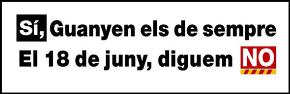 Eslògan Diguem No'