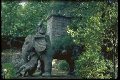 Elefant al Parc dels Monstres de Bomarzo.
