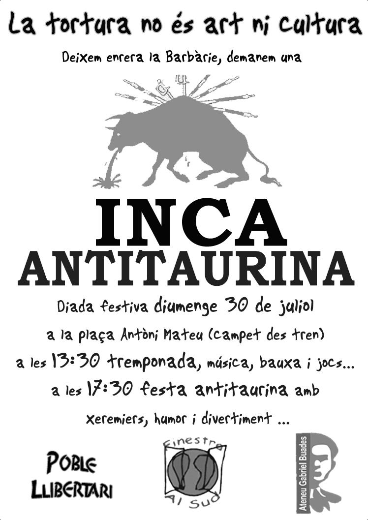 Poster Inca 30 juliol